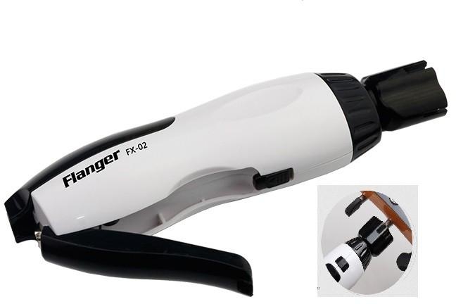 Flanger 3 in 1 Automatic Motorized String Winder, String Cutter, Bridge Pin Puller (White)