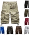 Casual Summer Multi-Pockets Shorts Black