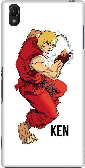 Stylizedd  Sony Xperia Z3 Premium Slim Snap case cover Matte Finish - Street Fighter - Ken -White