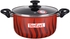Get Tefal Tempo Cookware Set, 8 Pieces - Red with best offers | Raneen.com