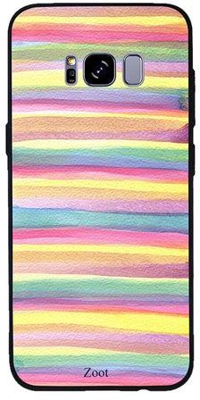 غطاء حماية واقٍ لهاتف سامسونج جالاكسي S8 خطوط متعددة الألوان