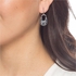 Michael Kors Women's Stainless Steel Silver Padlock Drop Earrings - MKJ4631040