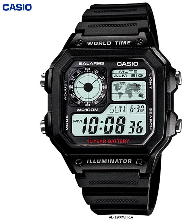 Casio AE-1200WH Sport Watch 100% Original &amp; New (2 Colors)