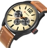 Curren - Men&#39;s Leather Analog Watch 652Lm003 233