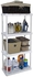 Gracious Living Knect-A-Shelf Resin Shelving Unit (121.92 x 60.96 x 30.48 cm)