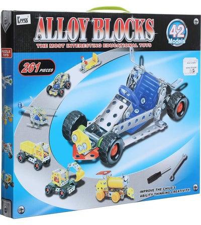 261 Piece Alloy Vehicle Building Set 6+ Years