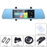 Full HD 1080P Car Rearview Mirror Android With GPS Dual Camera G-Sensor Built In Mic Google Play