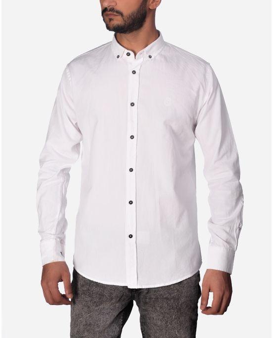 Frame Regular Cotton Shirt -white