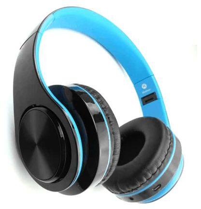 Bluetooth Headphones SD, Fm-Blue