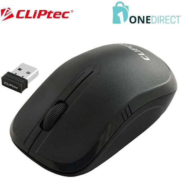 CLiPtec ESSENTIAL 1200dpi 2.4GHz Wireless Optical Mouse RZS842 (3 Colors)