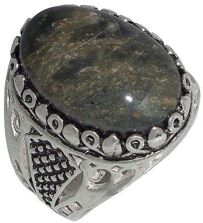 Natural yemen aqiq gemstone ring
