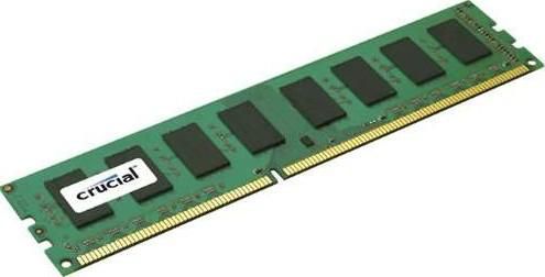 Crucial 2GB Single DDR3 1600 MT/s PC3-12800 CL11 Unbuffered UDIMM 240-Pin Desktop Memory Module | CT25664BA160BJ