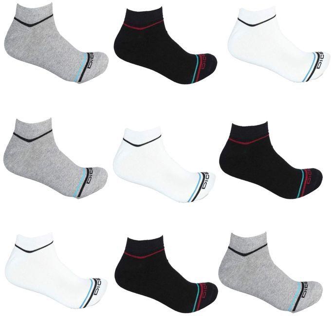 Dice - Set Of (9) Ankle Socks - For Men