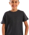 Izor Summer Slip On Chest Printed Boys T-Shirt - Dark Grey