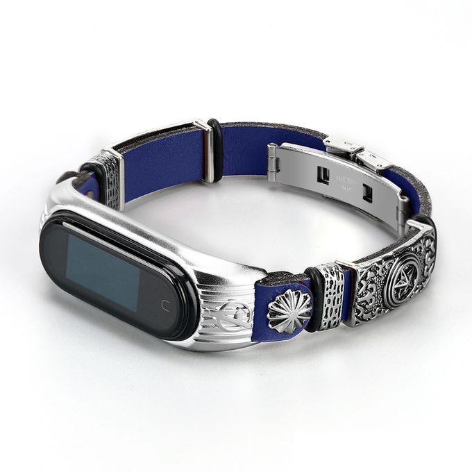 Leather Bracelet For Xiaomi Mi Band 5 4 3 Strap Wrist Strap For Mi Band 5 Wristband Accessories Miband 4 Replacement Strap