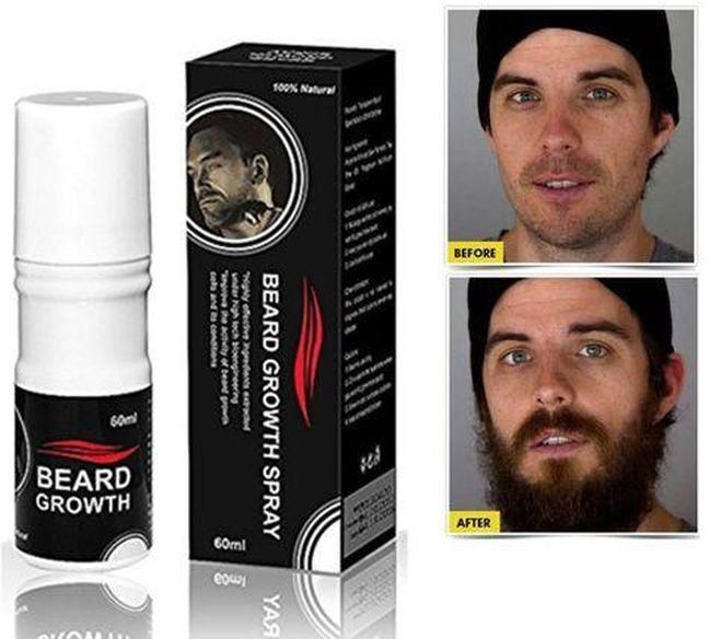 100% Natural Beard Growth Spray- Restore Hair, Beard In Baldness