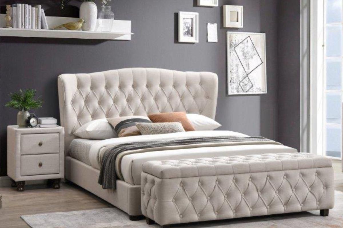 LIAM Fabric Queen Bed