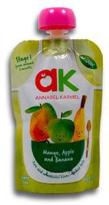 Annabel Karmel Baby Food Organic Mango, Apple & Banana Stage 1 From 6 Months 100 g
