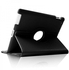 LEATHER 360 DEGREE ROTATING CASE COVER STAND FOR APPLE iPAD AIR iPAD 5 BLACK