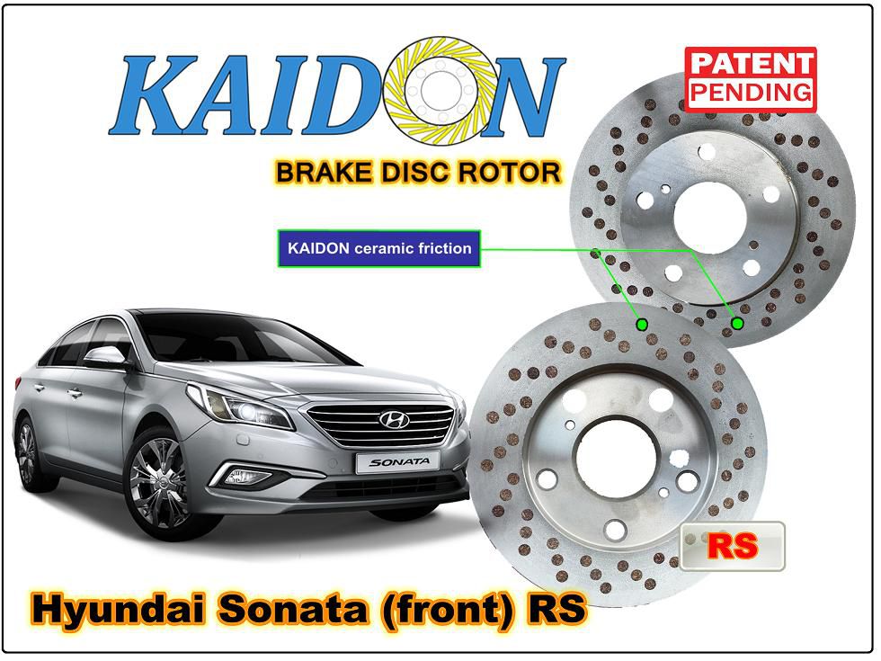 Kaidon-Brake Hyundai Sonata Disc Brake Rotor (Front) type "RS" spec
