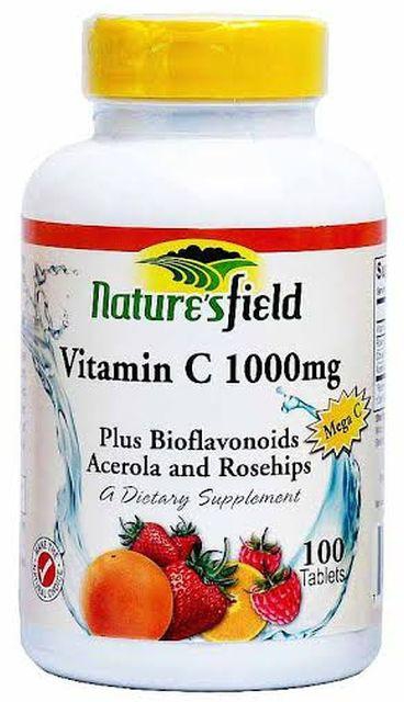 Nature'S Field Vitamin C 1000mg With Bioflavonoids