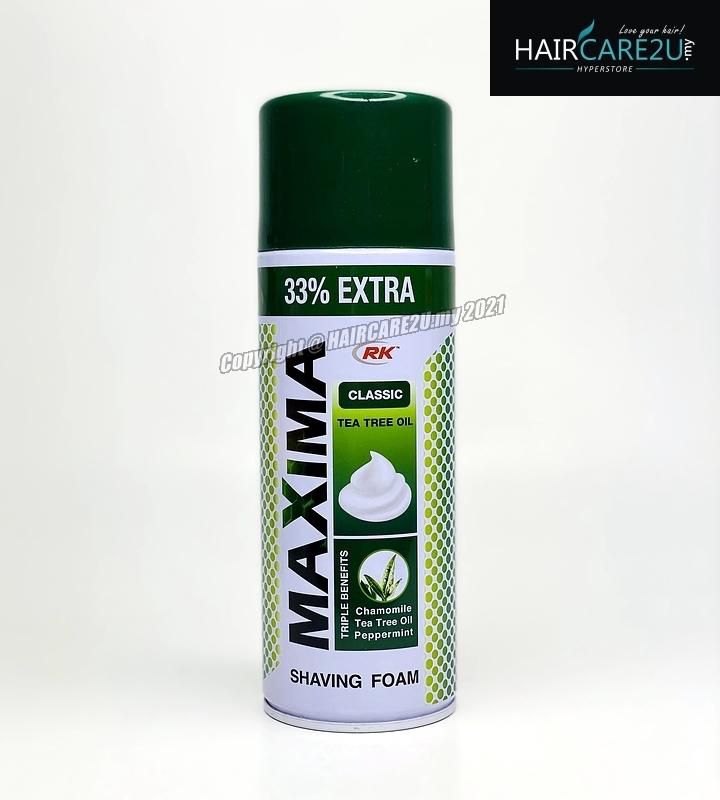 400ml RK Maxima Extra Moisturizing Shaving Foam for Men