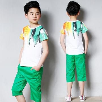 Fashion Summer Children Tracksuits For Boys Clothes Sets Casual Kids Sport  Suits Teenage Boy Outfits green 110cm price from kilimall in Kenya - Yaoota!