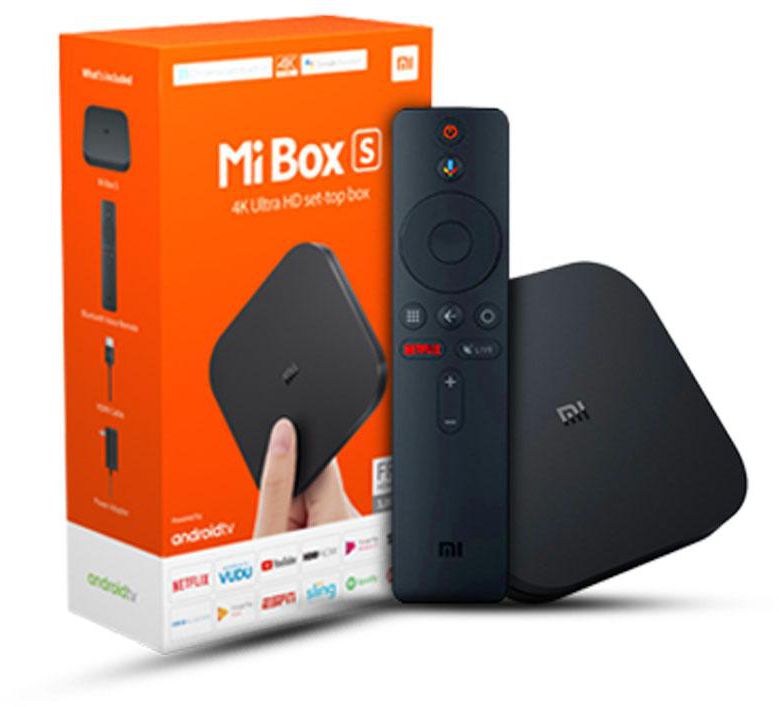 Xiaomi Mi Box S 4K HDR Android TV Box with Google Assistant Media Player Android 8.1