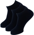 Sam Socks Set Of 3 Ankle Towel Socks Men Black