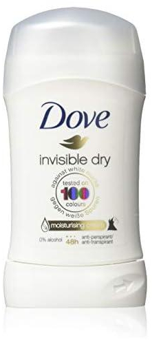 Dove Invisible Dry Anti-Perspirant Deodorant Stick 40ml (PACK OF 4)