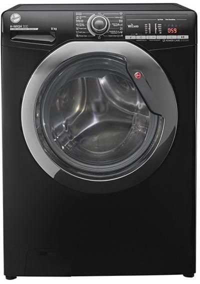 HOOVER Washing Machine Fully Automatic 8 Kg Black H3WS383TAC3B-ELA