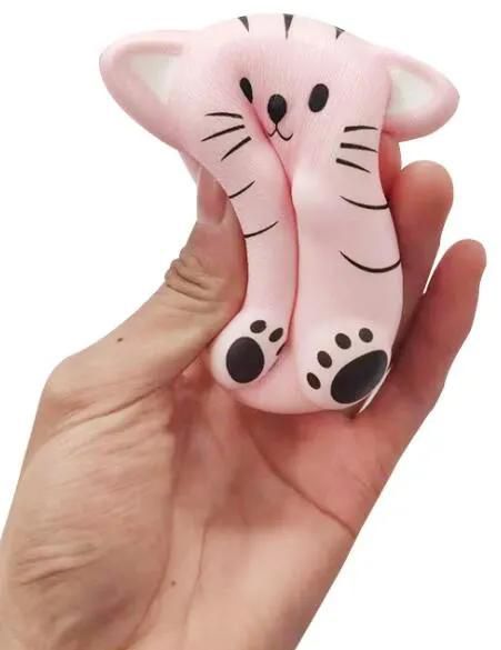 cat toy squishy Milkshake Stress Relief Anti-stress Surprise Jokes Squish Slow Rising Gift Squshy Burger Cat Toys
