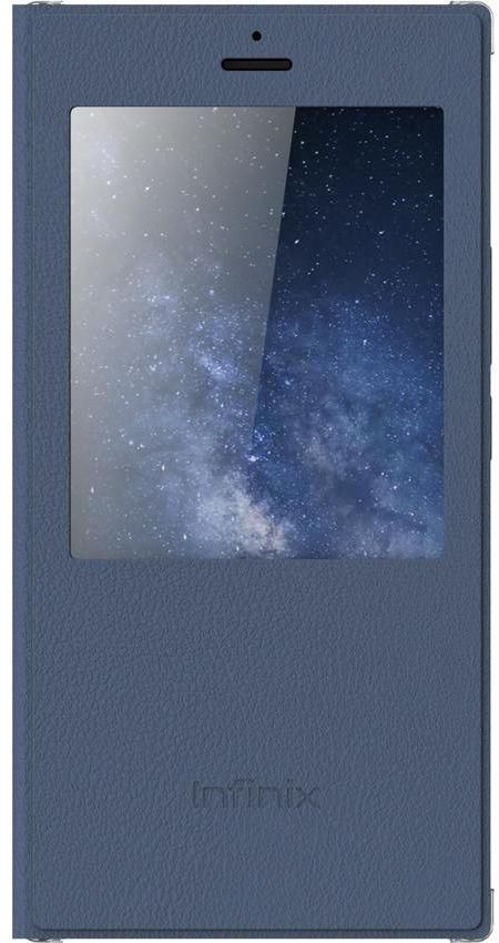 انفنيكس غطاء ذكي بنافذة عرض لاجهزة انفيكس هوت S X521 - ازرق من دكانة