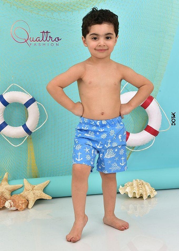 L'Antique Quttro Kids's Swimsuit,Baby Blue 10S Year