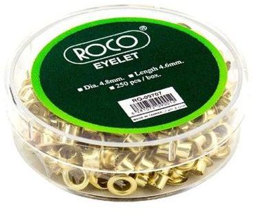 250-Piece Brass Eyelet Puncher Set Gold