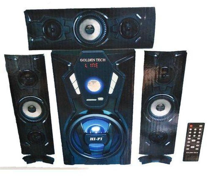 Golden Tech 3.1 hi-fi multimedia speaker system fm/bt/usb