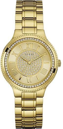 Guess Madison W0637L2 Analog Gold Dial Gold Strap Women's Watch