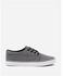 Sh Canvas Lace Up Sneakers - Heather Grey