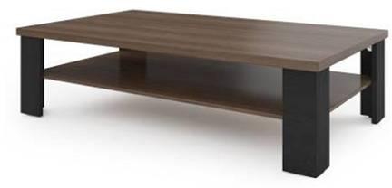 Coffee Table, 90 cm, Black / Brown - NCT14