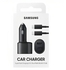 Samsung Dual Port (45W+45W) Super Fast Dual Car Charger Usb (45+45) Two Type C Ports And Type C-C Cable