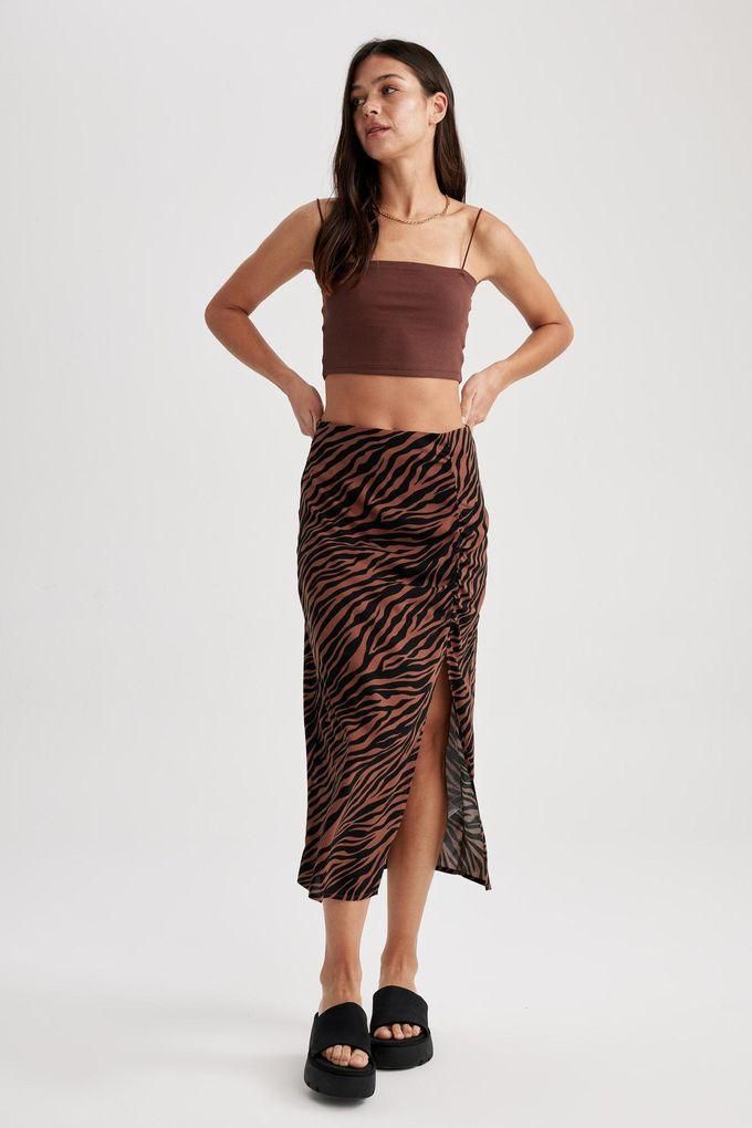 Defacto Woman A Line Woven Skirt