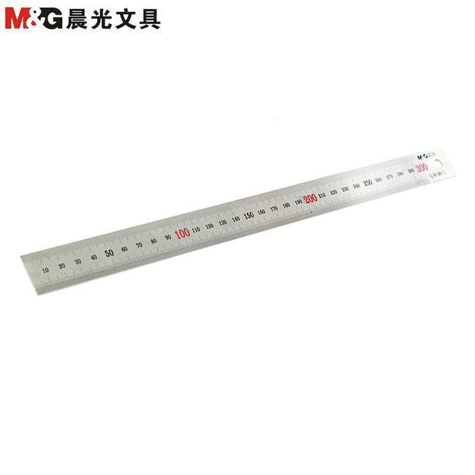 MG Chenguang 300mm steel ruler 30cm stainless steel - No:ARL96120
