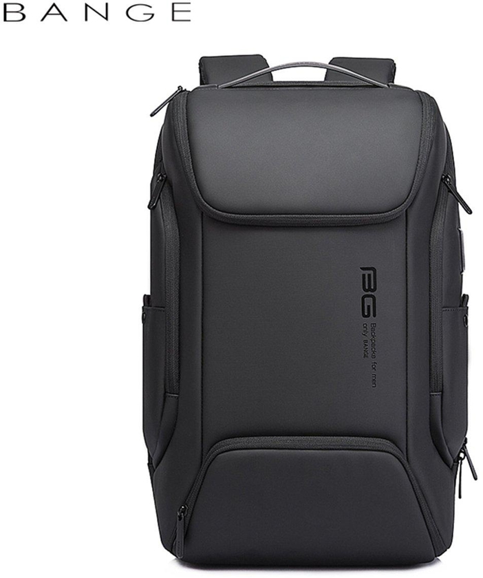 Bange Business Waterproof Laptop Backpack (Black - Grey)