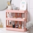 Kitchen Organizer - Bathroom Organizer - 3 Layers - Pink