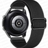 حزام مطاطي نايلون قابل للتعديل لساعة سامسونج جلاكسي 20 مللى- أسود- Samsung Galaxy Watch Active 2 - Galaxy Watch 3 41