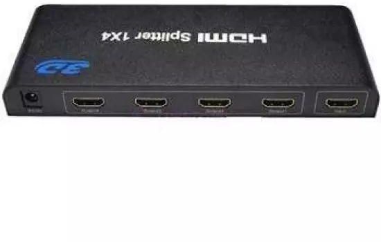 PremiumCord HDMI splitter ports metal 1-4 with a power adapter, 3D FULL HD | Gear-up.me