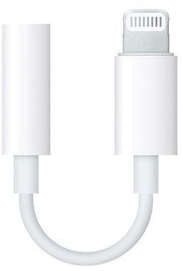 Apple Lightning To 3.5 Mm Headphone Jack Adapter - White