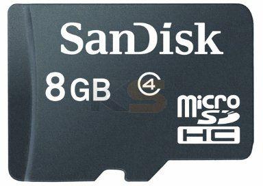 Sandisk 8GB TF Memory Car With Micro SD Card Reader