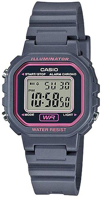 Casio Women Digital LA-20WH-8ADF Gray Resin Watch