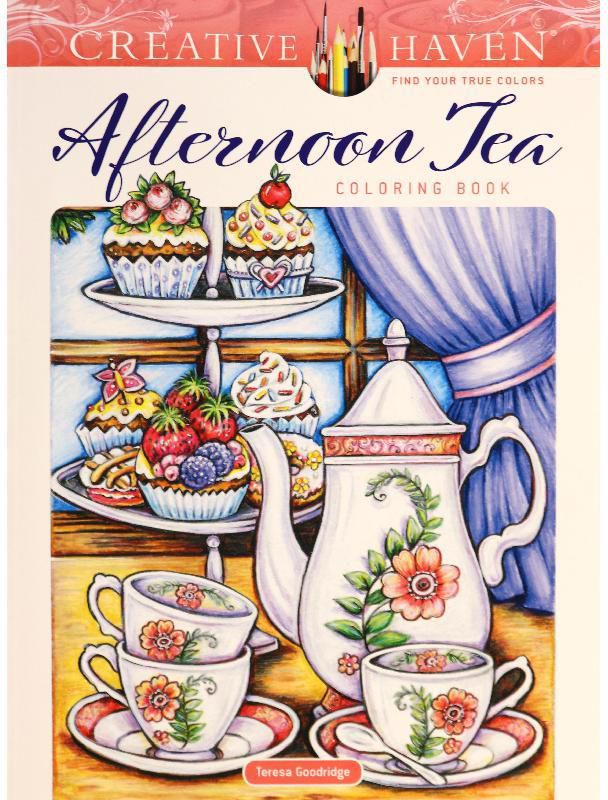 Creative Haven: Afternoon Tea - Coloring Book